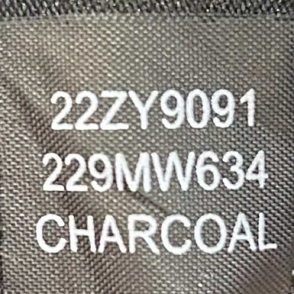 Guess Woman’s Wool Blend Peacoat Charcoal Colored Lined Split Collar Coat Size L - Picture 11 of 14